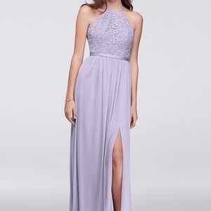 David’s Bridal Bridesmaid Dress in Lilac, Size 4